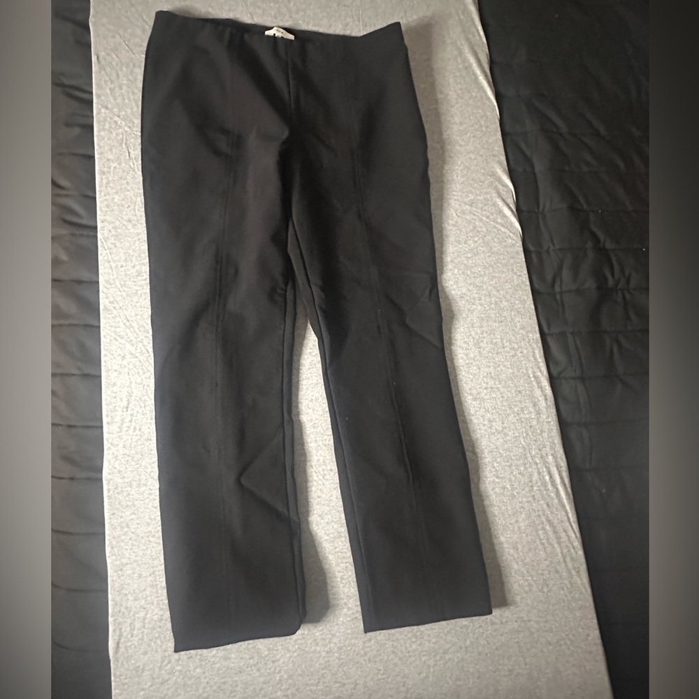 Vince Ponte side stitch legging, black. XL